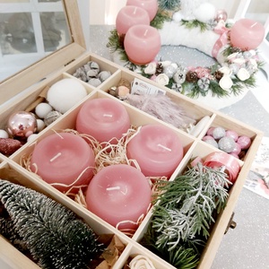 Adventi koszorú - diy (csináld magad) - egységcsomag - Meska.hu