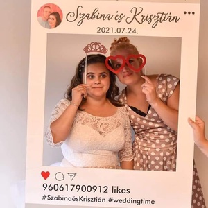 Insta fotókeret, Otthon & Lakás, Dekoráció, Fali és függő dekoráció, Betű & Név, Fotó, grafika, rajz, illusztráció, Meska