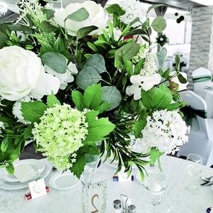 esküvői asztaldísz - esküvő - dekoráció - asztaldísz - Meska.hu