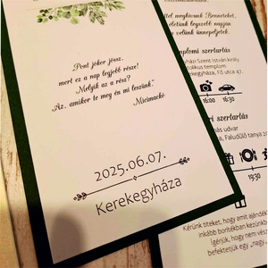 esküvői meghívó - esküvő - meghívó & kártya - meghívó - Meska.hu