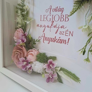 Anyáknapi virágdoboz, Esküvő, Emlék & Ajándék, Szülőköszöntő ajándék, Virágkötés, Fotó, grafika, rajz, illusztráció, MESKA