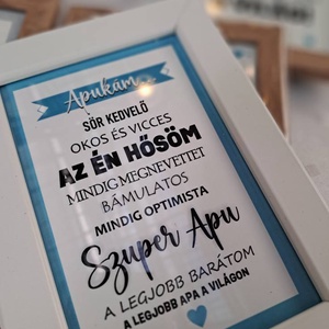 Apák napi kép - otthon & életmód - dekoráció - dísztárgy - Meska.hu