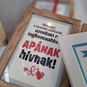 Apák napi kép - otthon & életmód - dekoráció - dísztárgy - Meska.hu