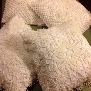 Horgolt párnahuzatok - otthon & életmód - lakástextil - párna & párnahuzat - Meska.hu