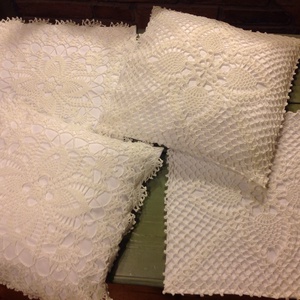 Horgolt párnahuzatok - otthon & életmód - lakástextil - párna & párnahuzat - Meska.hu