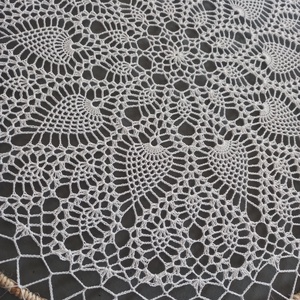 Horgolt mandala (60 cm) - otthon & életmód - dekoráció - spiritualitás - mandala - Meska.hu