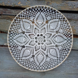 Horgolt mandala (40 cm), Otthon & Életmód, Dekoráció, Spiritualitás, Mandala, Horgolás, MESKA