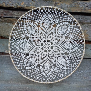 Horgolt mandala (40 cm), Otthon & Lakás, Dekoráció, Spiritualitás, Mandala, Horgolás, MESKA