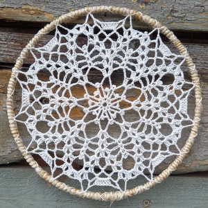 Horgolt mandala (20 cm), Otthon & Életmód, Dekoráció, Spiritualitás, Mandala, Horgolás, MESKA