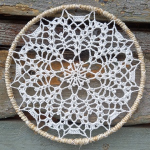 Horgolt mandala (20 cm), Otthon & Lakás, Dekoráció, Spiritualitás, Mandala, Horgolás, MESKA