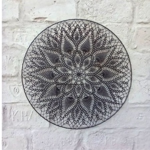 Horgolt mandala (60 cm) - otthon & életmód - dekoráció - spiritualitás - mandala - Meska.hu