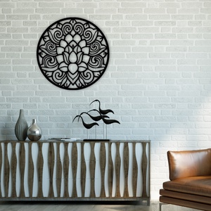 Mandala lézervágott fali dekoráció 40 cm - otthon & életmód - dekoráció - fali és függő dekoráció - falra akasztható dekor - Meska.hu
