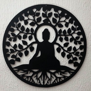 Buddha Fali dekoráció - otthon & életmód - dekoráció - fali és függő dekoráció - falra akasztható dekor - Meska.hu
