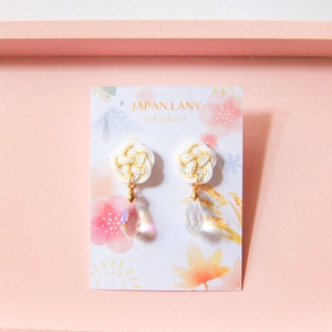 Japán Blooming Fülbevaló - ékszer - fülbevaló - pötty fülbevaló - Meska.hu