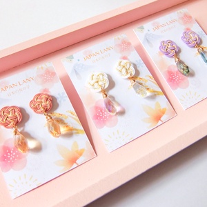 Japán Blooming Fülbevaló - ékszer - fülbevaló - pötty fülbevaló - Meska.hu