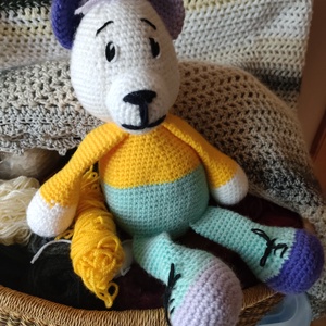 Horgolt maci - játék & sport - plüssállat & játékfigura - maci - Meska.hu Horgolt maci - játék & sport - plüssállat & játékfigura - maci - Meska.hu