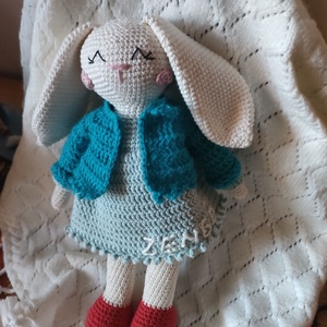 Nyúllány -Megrendelésre Ildikónak - Horgolt - Meska.hu