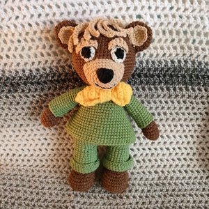 Retro Maci - Horgolt figura, Játék & Sport, Plüssállat & Játékfigura, Maci, Horgolás, MESKA