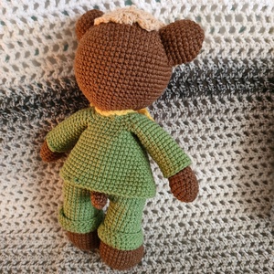 Retro Maci - Horgolt figura - játék & sport - plüssállat & játékfigura - maci - Meska.hu