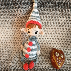 Manó - horgolt - játék & sport - plüssállat & játékfigura - manó - Meska.hu