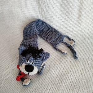 Mirr-Murr a kandúr- horgolt könyvjelző , Könyv & Zene, Könyvjelző, Horgolás, MESKA