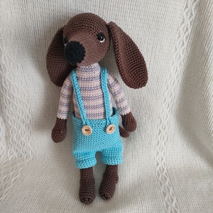 Horgolt kutya, Játék & Sport, Plüssállat & Játékfigura, Kutya, Horgolás, MESKA