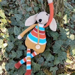 Nyúl - Horgolt - játék & sport - plüssállat & játékfigura - nyuszi - Meska.hu