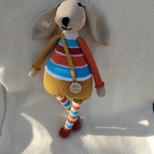 Nyúl - Horgolt - játék & sport - plüssállat & játékfigura - nyuszi - Meska.hu