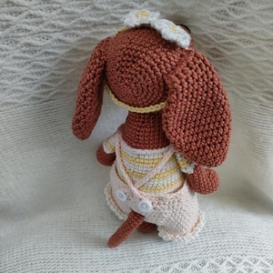 Kutyalány - Horgolt - játék & sport - plüssállat & játékfigura - kutya - Meska.hu