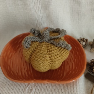 Horgolt dísztök - otthon & életmód - dekoráció - halloween - halloweeni tök - Meska.hu