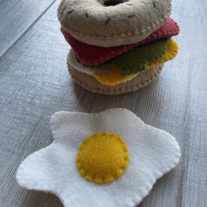 Játék étel, bagel szendvics, Játék & Sport, Készségfejlesztő és Logikai játék, Oktató játékok, Varrás, MESKA
