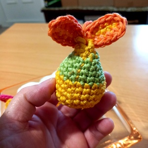 Horgolt tojás, Ünnepi díszek, dekorációk, Húsvéti díszek és dekorációk, Húsvéti tojásfadíszek, Horgolás, MESKA