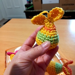 Horgolt tojás - ünnepi díszek, dekorációk - húsvéti díszek és dekorációk - húsvéti tojásfadíszek - Meska.hu