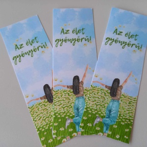 Motiváló könyvjelző, Könyv & Zene, Könyvjelző, Fotó, grafika, rajz, illusztráció, MESKA