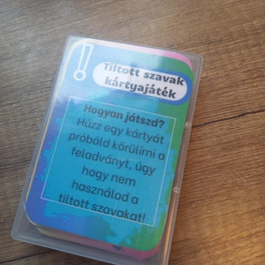 Tiltott szavak kártyajáték 8+, Kellékek & szerszámok, Papír, Egyéb papír, Mindenmás, MESKA