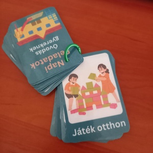 Napi rutin kialakítását segítő oktató kártyák - játék & sport - táblajáték és kártyajáték - kártya - Meska.hu