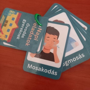 Napi rutin kialakítását segítő oktató kártyák óvoda - Meska.hu