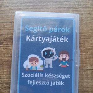 Szociális készséget fejlesztő kártyajáték oktatójáték 7+, Játék & Sport, Táblajáték és Kártyajáték, Kártya, Fotó, grafika, rajz, illusztráció, Úgy kell játszani, mint a Fekete Péter játékot, a végén nem a Fekete Péter marad, hanem RoboTomi.
2..., MESKA