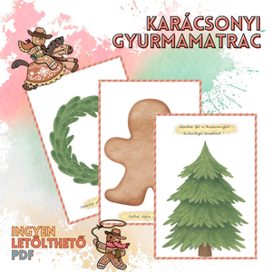 Karácsonyi gyurmamatrac - PDF - Meska.hu