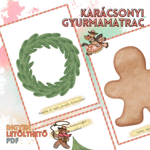 Karácsonyi gyurmamatrac - PDF - játék & sport - készségfejlesztő és logikai játék - oktató játékok - Meska.hu