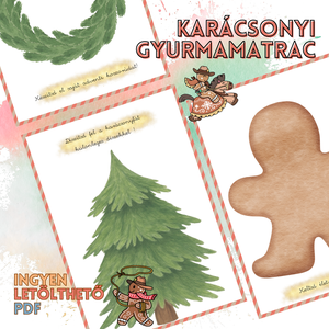 Karácsonyi gyurmamatrac - PDF - játék & sport - készségfejlesztő és logikai játék - oktató játékok - Meska.hu