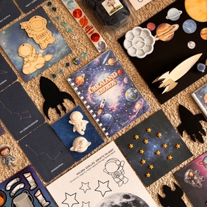 Űrkaland � komplex alkotó és fejlesztő csomag ovisoknak  - játék & sport - készségfejlesztő és logikai játék - oktató játékok - Meska.hu