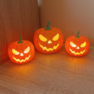Halloween tök lámpás Kicsi - kellékek & szerszámok - dekorációs kellékek - őszi dekor - őszi dekortök - Meska.hu