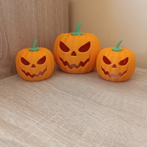 Halloween tök lámpás Kicsi - kellékek & szerszámok - dekorációs kellékek - őszi dekor - őszi dekortök - Meska.hu