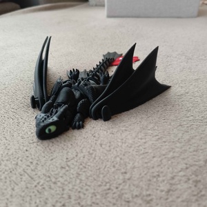 Éjfúria  Fogatlan artikulált sárkány figura, Játék & Sport, Plüssállat & Játékfigura, Más figura, , MESKA