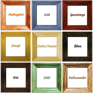 Guttata, Őszapó, Lombjáró vagy Poszáta - Mini-kép színes fa képkerettel - otthon & életmód - dekoráció - kép & falikép - kép & falikép - Meska.hu