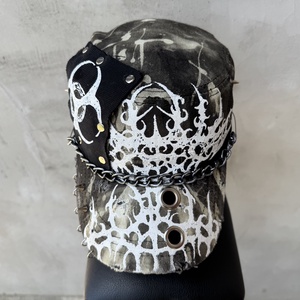 Custommade sapka alternative goth - ruha & divat - sál, sapka, kendő - sapka & sál szett - Meska.hu