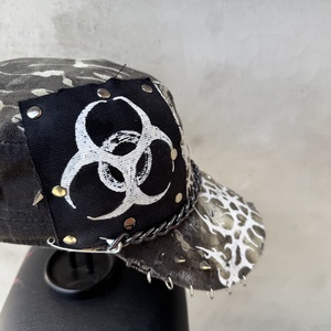 Custommade sapka alternative goth - ruha & divat - sál, sapka, kendő - sapka & sál szett - Meska.hu