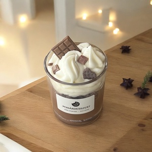 Süti gyertya - karácsony - karácsonyi lakásdekoráció - karácsonyi illatgyertya, mécses - Meska.hu