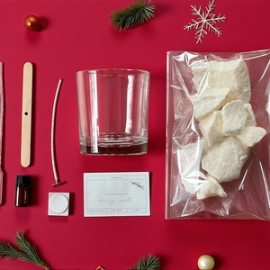 DIY gyertyakészítő csomag, DIY (Csináld magad), Egységcsomag, Gyertya-, mécseskészítés, MESKA
